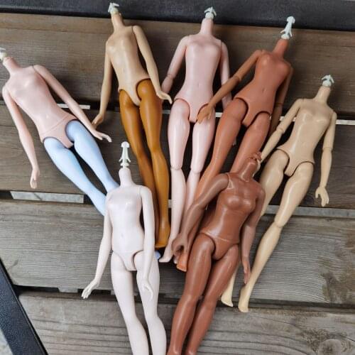 Original princess Body Toy Hair DIY Doll Part Girl Fashion DIY Dressing Toy without Head Toys Accessories Kids girl doll gifts