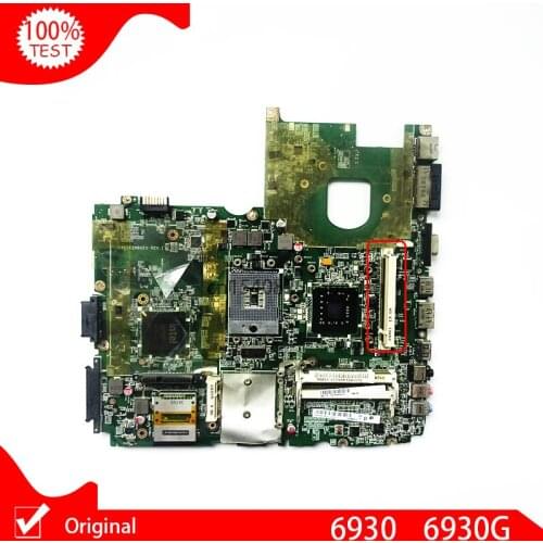 Original MBASR06002 DA0ZK2MB6E0 For Acer aspire 6930 6930g Laptop Motherboard PM45 DDR2 with graphics slot