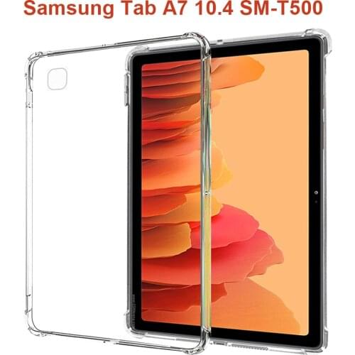 Shockproof Cover For Samsung Galaxy Tab A7 10.4'' 2020 SM-T500 SM-T505 10.4 inch Case TPU Silicon Transparent Cover Coque Fundas