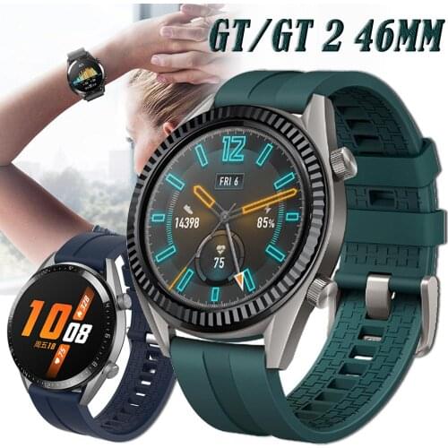 For Huawei Watch GT 2 GT2 46mm Smart Watch Silicone Sport Strap watchbands Bracelet 22mm Watch band For Huawei GT 42mm 46mm
