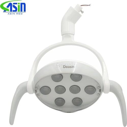Good quality Dental Operating Oral Lamp LED light For Dental Chair Unit shadowless 8 leds high power Luxury sensing LED