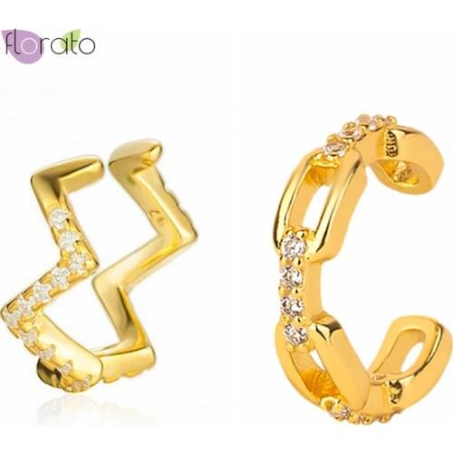 1PC Without Pierced Ears Wearable 925 Silver European And American Fashion Ear Clips Popular Jewelry For Women Birthday Gifts