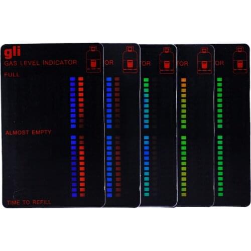 100pcs by dhl fedex Magnetic Gauge Caravan Bottle Propane Butane LPG Fuel Gas Tank Level Indicator indoor meter 20%Off