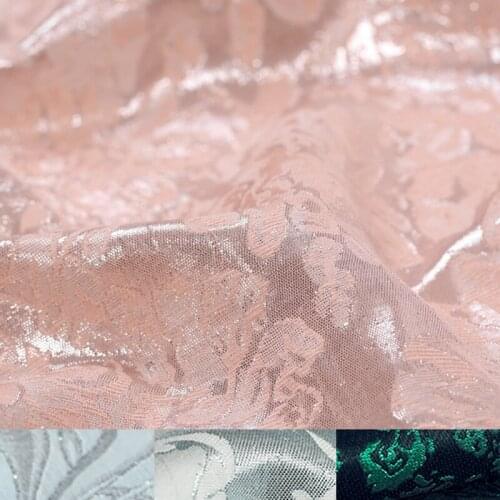 4Colors! 140CM Wide 280G/M Weight Jacquard Pink Blue Acrylic Polyester Cotton Autumn Spring Dress Suit Dress Jacket Fabric E853