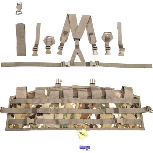 MT Military Chest Rig MOLLE II Tactical Assault Panel (TAP) Vest Army Vest with Straps OCP