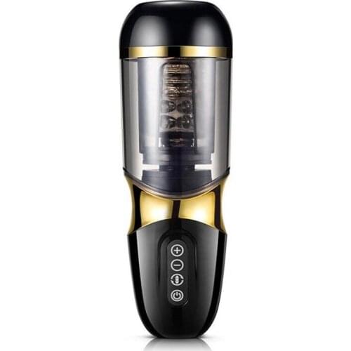 Unimat Automatic Masturbator Five Rotation Modes Two-stage Rotation Stepless Speed Regulation Design Cup Male Sex Toys