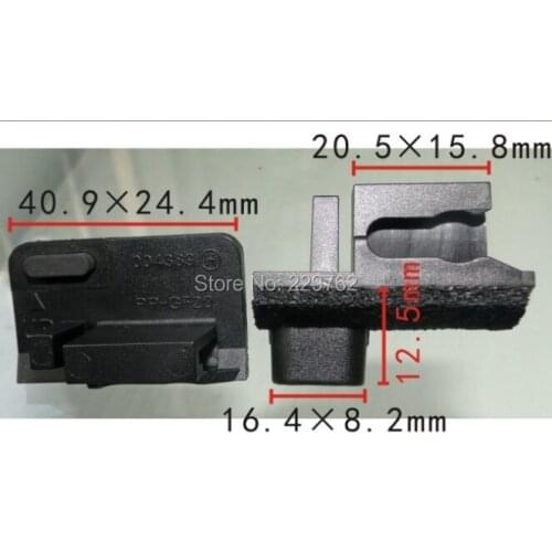 Free Shipping 100PCS Nylon Auto Fasteners Clips For GM Plastic Clips For Cars Body Automotive Clips And Fastner