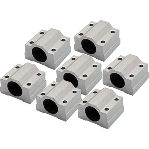 8Pcs Sc8Uu Scs8Uu 8Mm Linear Motion Ball Bearing Slide Block Bushing Linear Shaft For Prusa I3 Diy 3D Printer Cnc Part