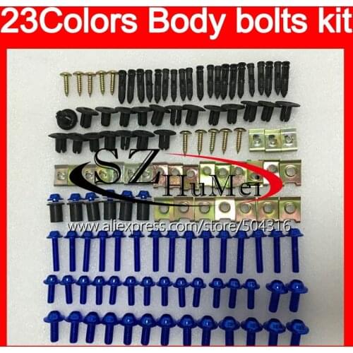 Fairing bolts full screw kit For SUZUKI GSXR600 GSXR750 04 05 GSXR 600 750 GSX R600 R750 2004 2005 Windscreen bolt screws Nuts