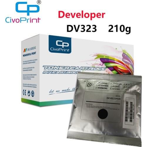 Civoprint 2Pcs New compatible DV323 Developer for Konica Minolta bizhub 226 256 287 367 210g/bag black