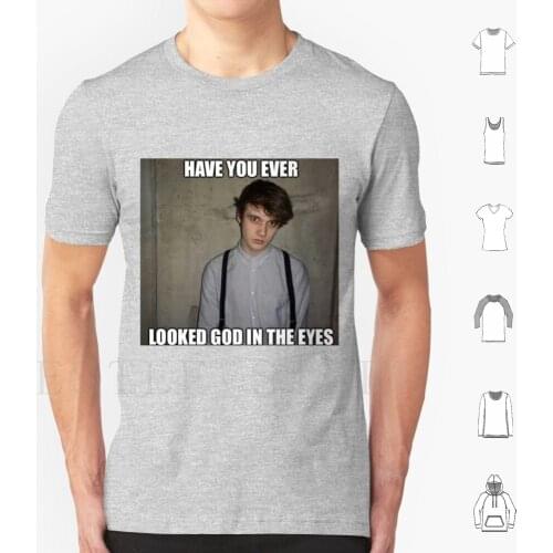 Have You Ever Looked God In The Eyes T Shirt Diy Big Size 100% Cotton Wilbur Soot Cursed God Smp Earth Smp Live Music Twitch