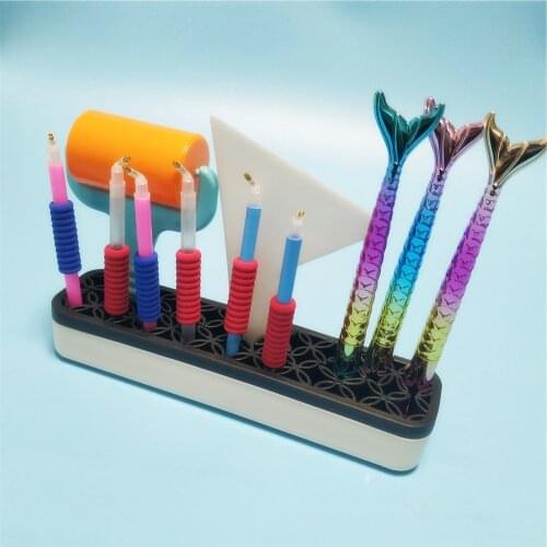 HUACAN DIY 5D Diamond Painting Tools Sets Diamond Embroidery Accessories Kits Mosaic Storage Box Roller Point Drill Pen Set