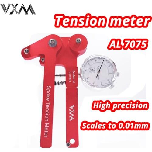 VXM Tension meter Bike Indicator Meter Tensiometer Bicycle Spoke Tension Wheel Builders Tool Bicycle Spoke Repair Tool