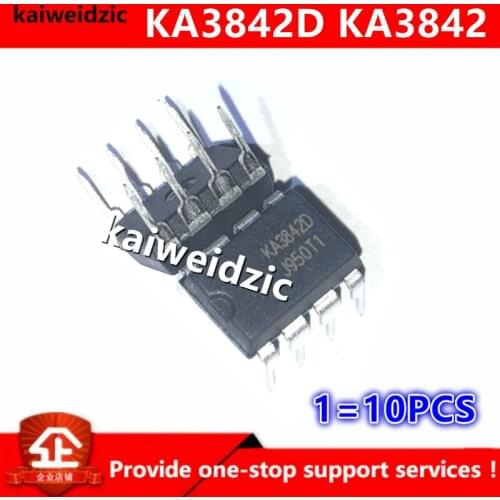 Kaiweikdic New imported original KA3842D KA3842 Switching power supply chip power management dip8 integrated circuit TV CRT