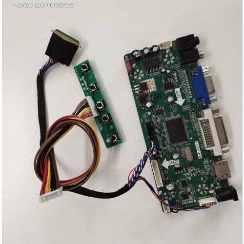 Kit for CLAA101NB01 CLAA101NB01A 1024x600 HDMI-compatible+DVI+VGA Monitor M.NT68676 LED Panel Controller Board Display 10.1"