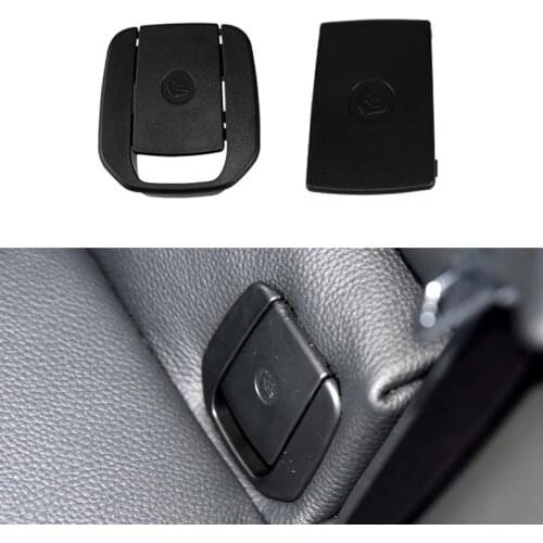 Car Rear Seat Hook ISOFIX Cover Child Restraint For BMW X1 E84 1/3 Series E90 E91 F30 F35 E87 320i 323i 325i 328i Black / Beige