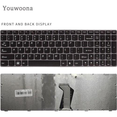 New Laptop Keyboard For Lenovo Ideapad Y570 Y570N Y570I Y570D Y570I7