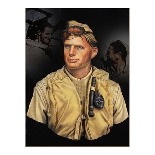 New Unassembled 1/10 LUFTWAFFE PILOT bust SET Resin Kit DIY Toys Unpainted kits