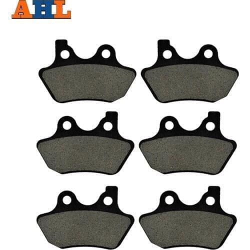 AHL Motorcycle Front Rear Brake Pad For Harley Touring Electra Road King Street Glide FLHR FLHT FLHX FLHTCU V-Rod VRSCA VRSCB