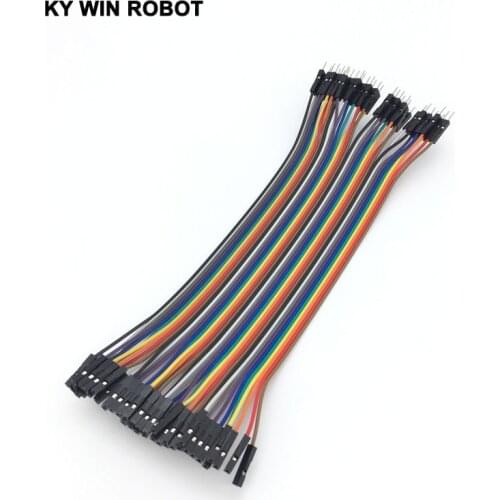 40pcs dupont cable jumper wire dupont line male to female dupont line 20cm 2.54MM 1P for arduino DIY KIT
