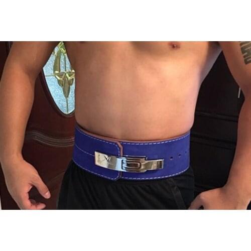 Gym Body Belt Waist Trainer Dip Gym Belt For Men Waist Support Leather Weight Lifting Belt Gym Back Support Fitness