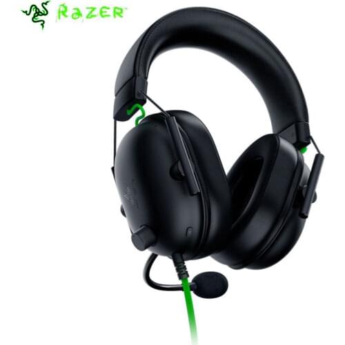 Razer BlackShark V2 X Wired Gaming Headset with Razer TriForce 50mm Driver HyperClear Noise Reduction Mic 7.1 Surround Sound