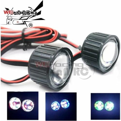 RC Car Headlight LED Lights with Controller Board for 1/10 Axial SCX10 90046 90047 RC Rock Crawler