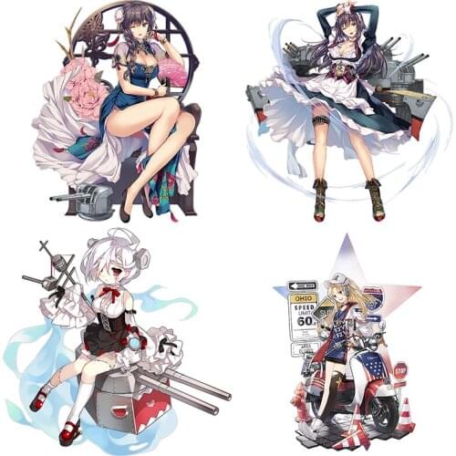 Three Ratels CYX15 Most complete Azur Lane HMS CURACOA Anime sticker for car bike motorcycle laptop wall stickers decals