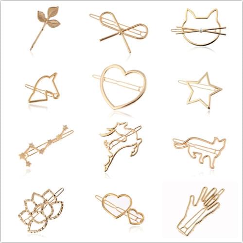 Timlee H065 Free shipping Grace Fashion Star Rhinestone Alloy Barrettes Hair Clips Hairpins Hair Accessary Wholesale