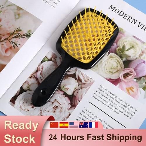1pcs Hair Massage Comb Professional Salon Hair Care Styling Tool Anti Tangle Anti-static Hairbrush Head Comb Hairdressing Tools