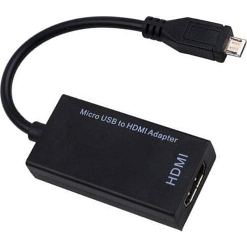 1080P MHL HDTV Cable Micro USB 2.0 to HDMI Adapter For Android Devices 3.5