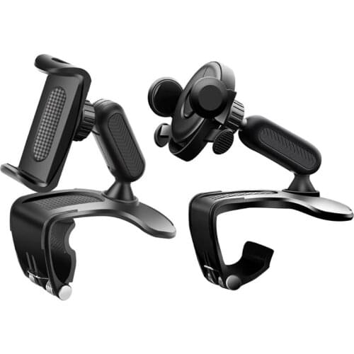 2021 New Car Dashboard 360 Rotation Rearview Mirror Mount Cellphone Holder Cradle Stand