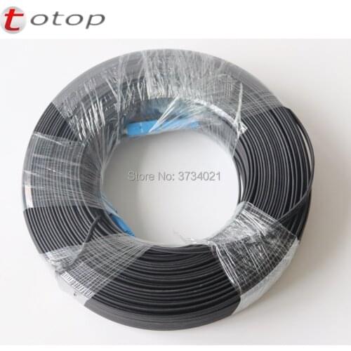 260M Fiber Optic SC/UPC Drop Cable Singlemode Simplex Butterfly 8 Shape Optical Cable with Single Fiber Three Steel Wire