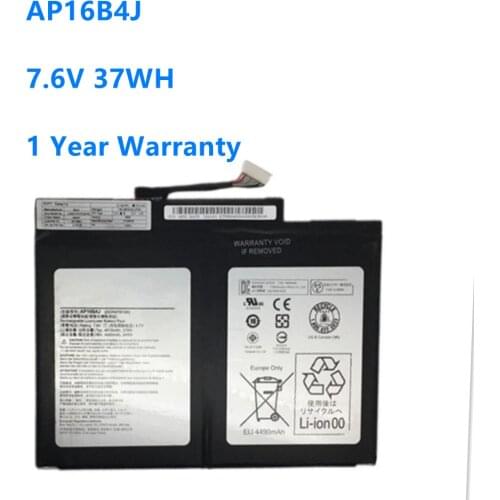 AP16B4J Laptop Battery For Acer Aspire Switch Alpha 12 SA5-27 Battery AP16B4J 7.6V 37WH