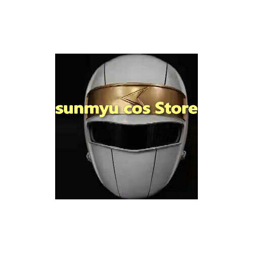 Ninja Sentai Kakuranger white helmet mask Kikai Sentai Zenkaiger Cosplay Halloween