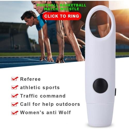 Electric Whistle High Decibel Multifunctional ABS Football Basketball Game Cheerleading Referee Whistle for Outdoor