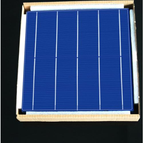 10/50/80/100pcs 4.79W 8.55A 156x156 MM Poly Solar Cells 6x6 Grade A polycrystalline PV DIY Photovoltaic Sunpower C60 Solar Panel