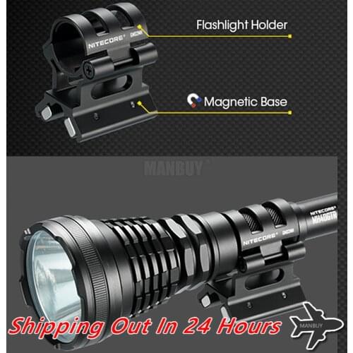 Nitecore Magnetic Weapon Gun Mount GM02MH 24~26mm Flashlight Accessories ALUMINIUM ALLOY Suitable P12GT MH27 MH20 SRT7GT MH40GTR