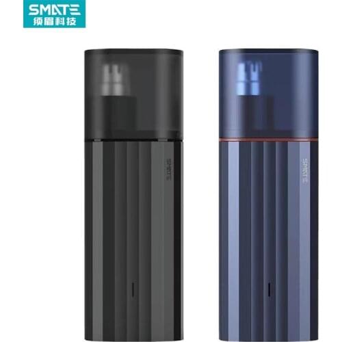 New Original Smate Electric Mini Nose Trimmers Simple Shape Portable Nose Hair Shaver Clipper Waterproof Safe Removal Cleaner