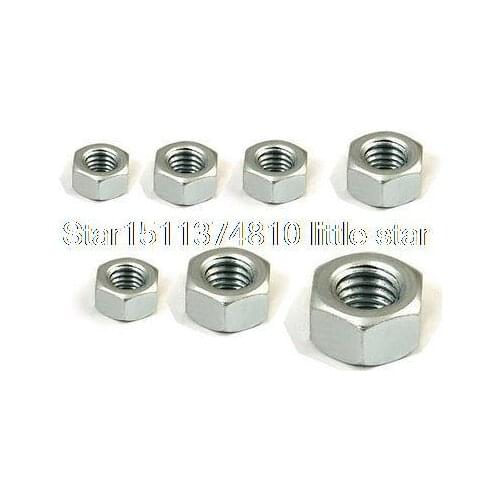 Lot200 Metric M2 Hex Nickel Plated Steel Screw Nuts Registered Mail Freeship
