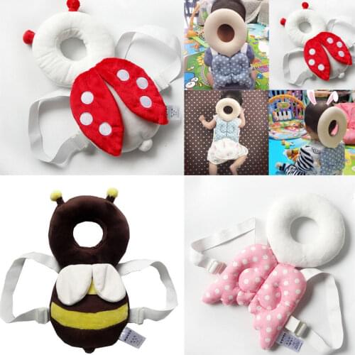 Cute Baby Infant Toddler Head Back Protector Safety Pad Harness Headgear Newest Cute Bee