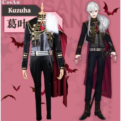 Hot Anime VTuber Kuzuha Cosplay Costume Gamers Handsome Fashion Aristocratic Uniforms Male Activity Party Role Play Clothing