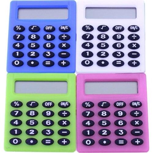 Mini Portable Electronic Calculator Candy Color Calculator Students School Use