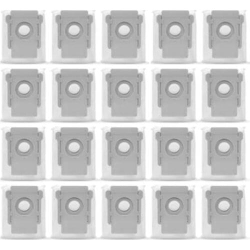 20PC Automatic Dirt Disposal Bags Replacement For IRobot Roomba i7 Plus E5 E6 S9 S9+ Roobot Vacuum Cleaner Dust Bags Spare Parts