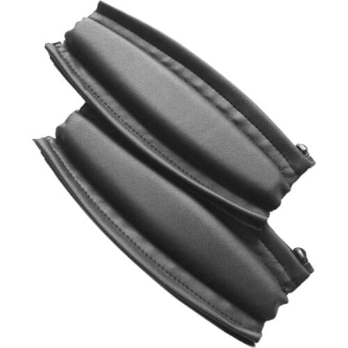 VEKEFF Headband Head Beam Cushions Ear Pads with Plastic Locking Clamps for Bose Quiet Comfort QC2 QC15 QC 2 15 Top Leather