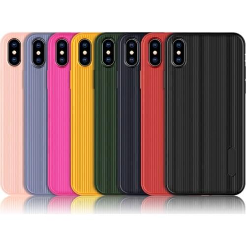 Vertical pattern for iPhone case for iPhone XS Max new line anti-fall mobile phone case for 6S 7 8Plus phone case for iphone 11