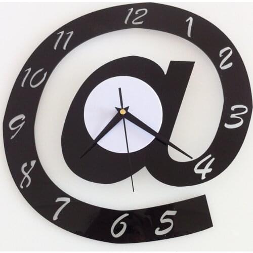 Environmental protection acrylic @ 3 d wall clock creative wall clock in the bedroom a sitting room clock