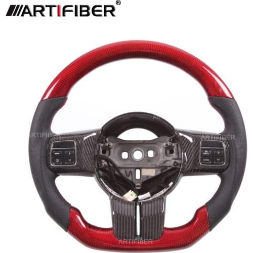 100% Real Carbon Fiber Steering Wheel for Jeep Wrangler JK