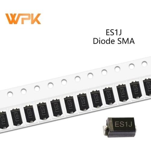 50Pcs SMD Fast Rectifier Diode DO-214AC ES1G ES2D ES1M ES2G ES1J GS1M ES1D ES2J ES3M 1A 2A 200V 400V 600V 1000V SMA