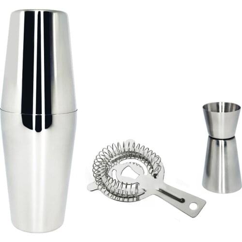 Botique-Bartender Set For Professional Bartenders And Family Bars,4 Piece Set Of Boston Cocktail Shaker